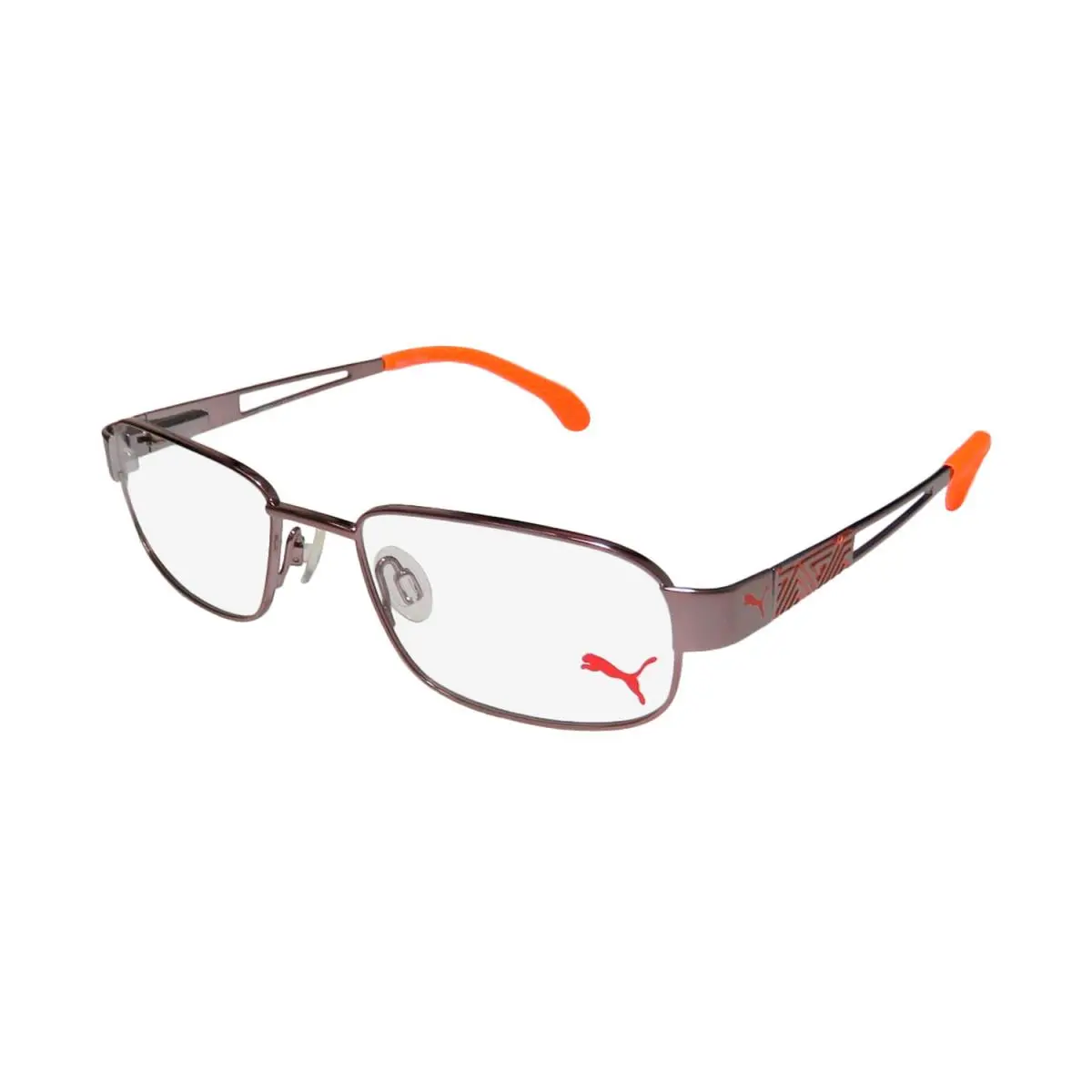 15417 Color Combination Collectible Hip Eyeglass Frame/eyewear/glasses Rose Brown / Orange by Puma