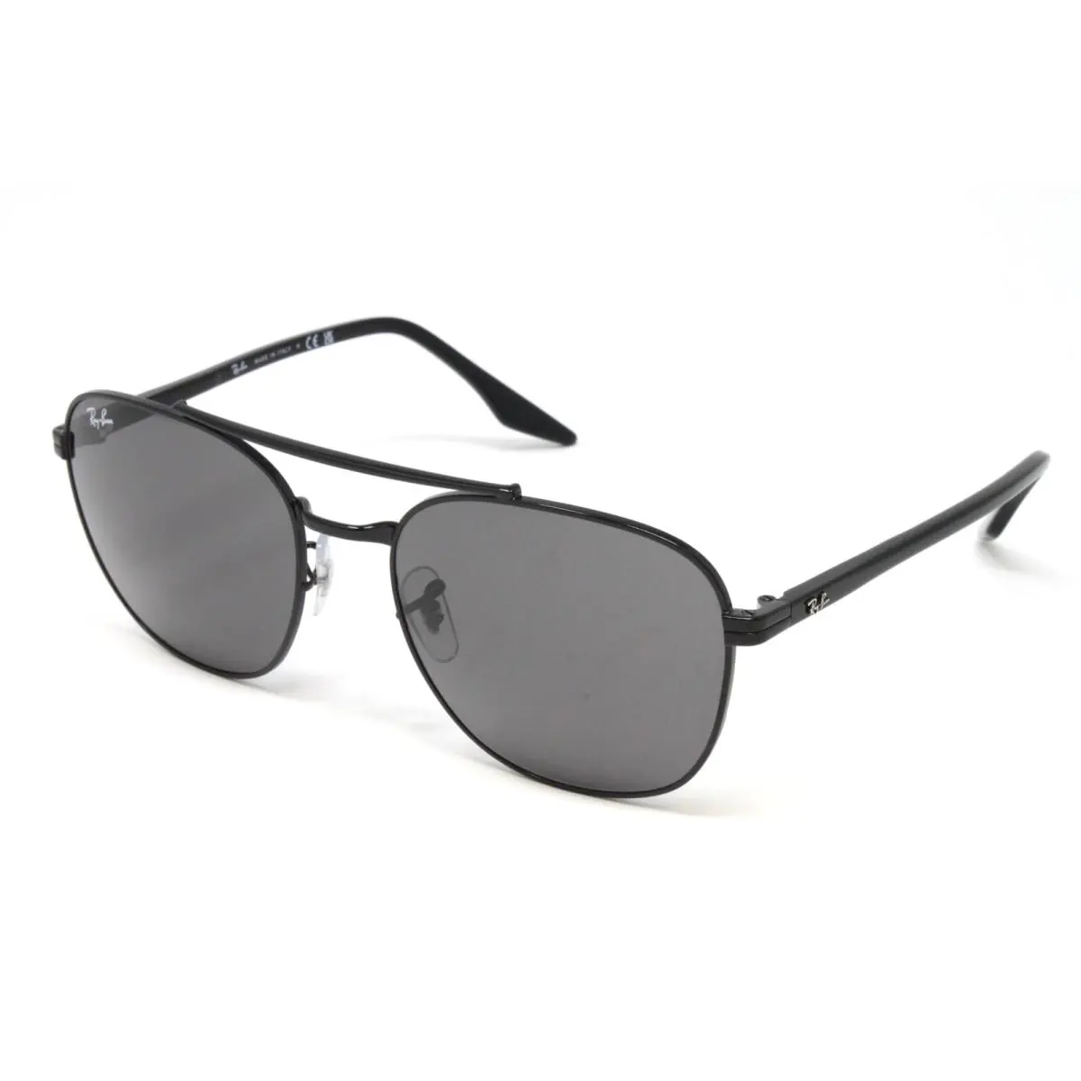 Ray Ban RB3688-002B1 Aviator Black Men`s Sunglasses Metal Gray Lens 58mm