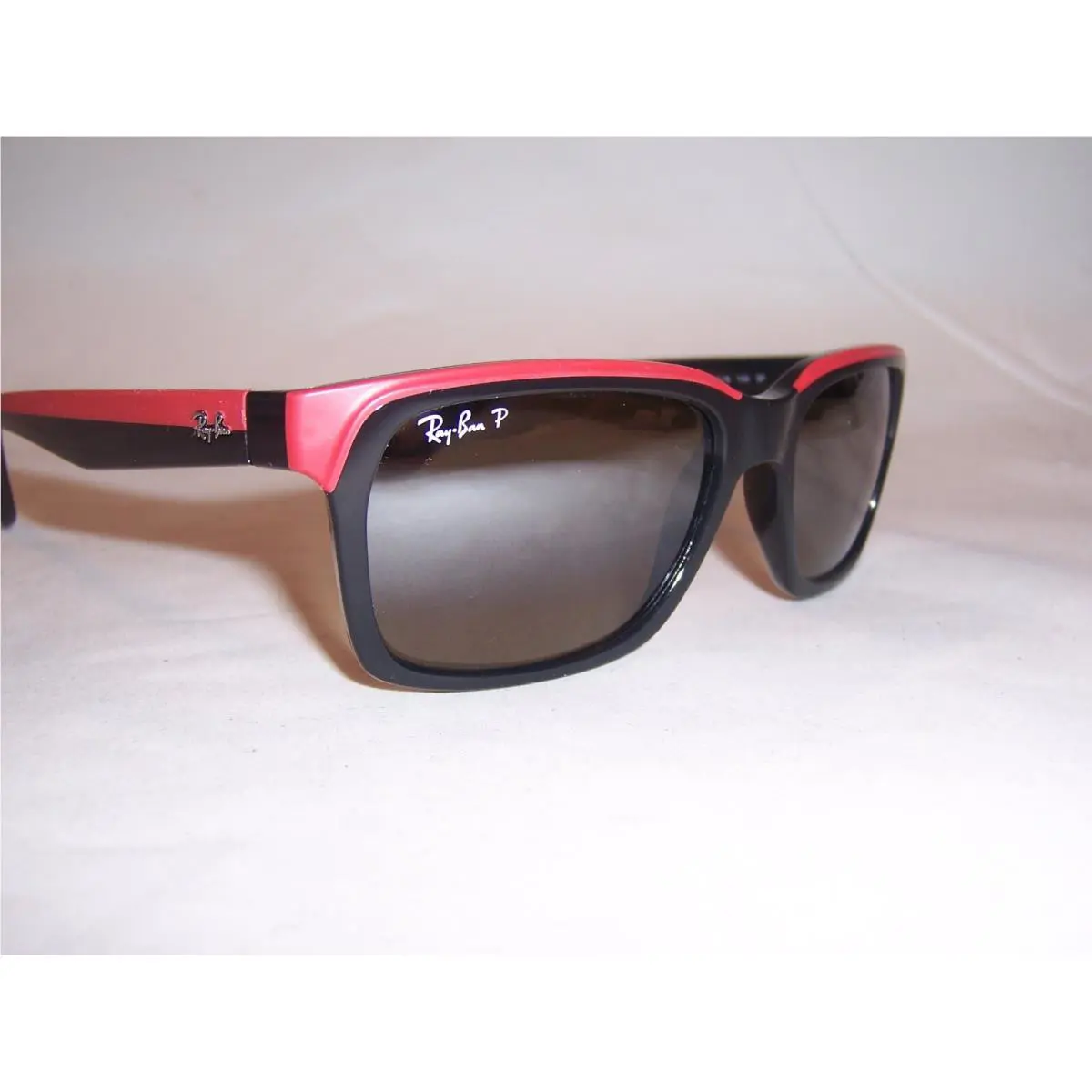 Rayban Sunglasses RB 4393M Black Red/gray F6015J Ferrari Limited Edition