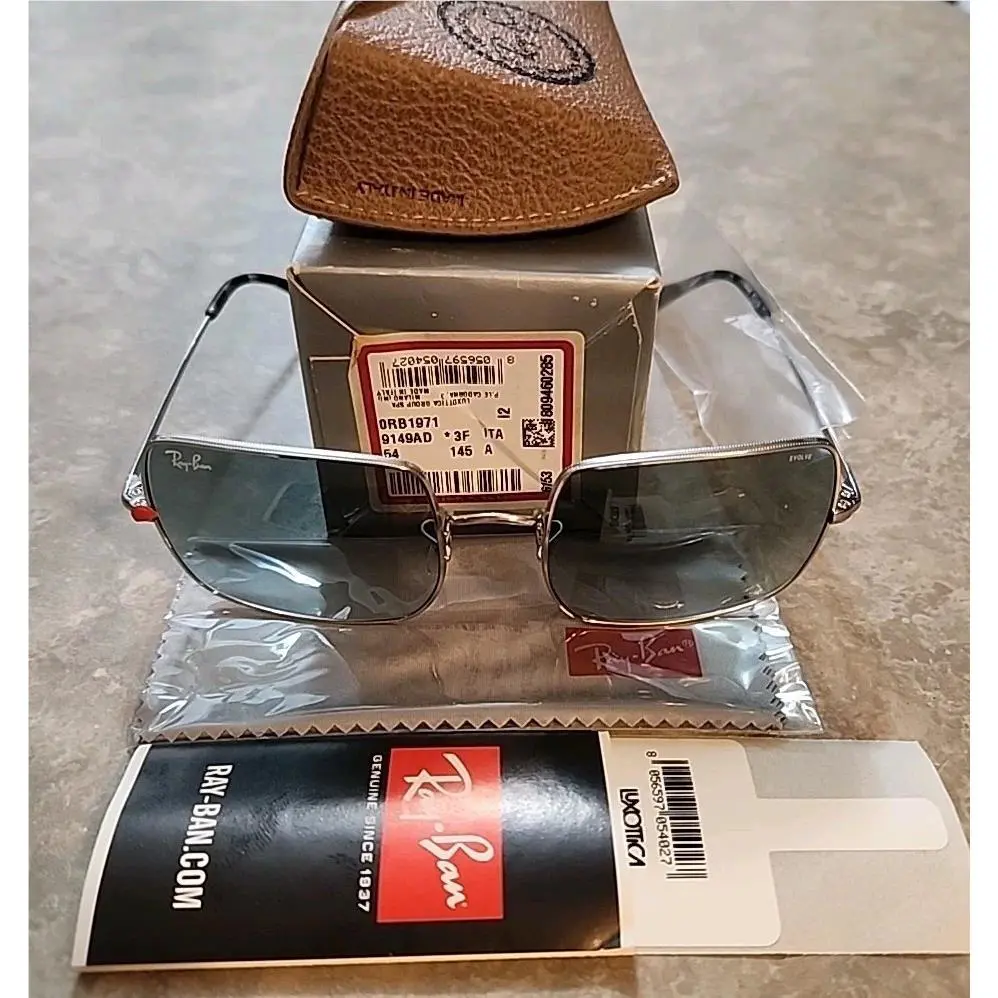 Ray Ban Square RB 1971 9149/AD Sunglasses SIZE:54-19-145