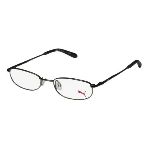 Puma 15354 Yocto Eyeglasses KH Black Full-rim 48-18-135 Unisex Rectangular