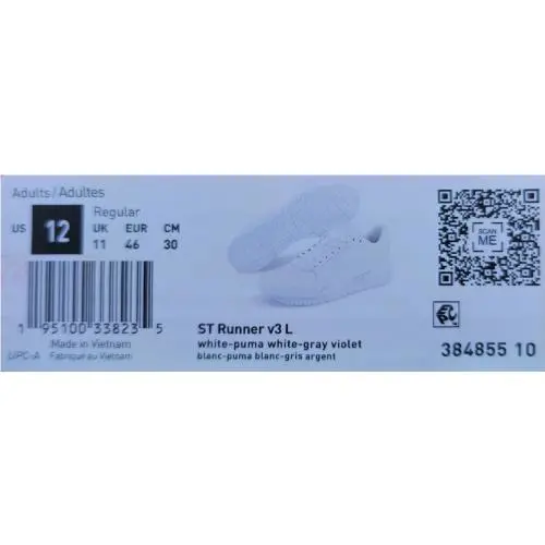 Puma shoes - PUMA ST Runner - Runner - 384855-10 - White 5