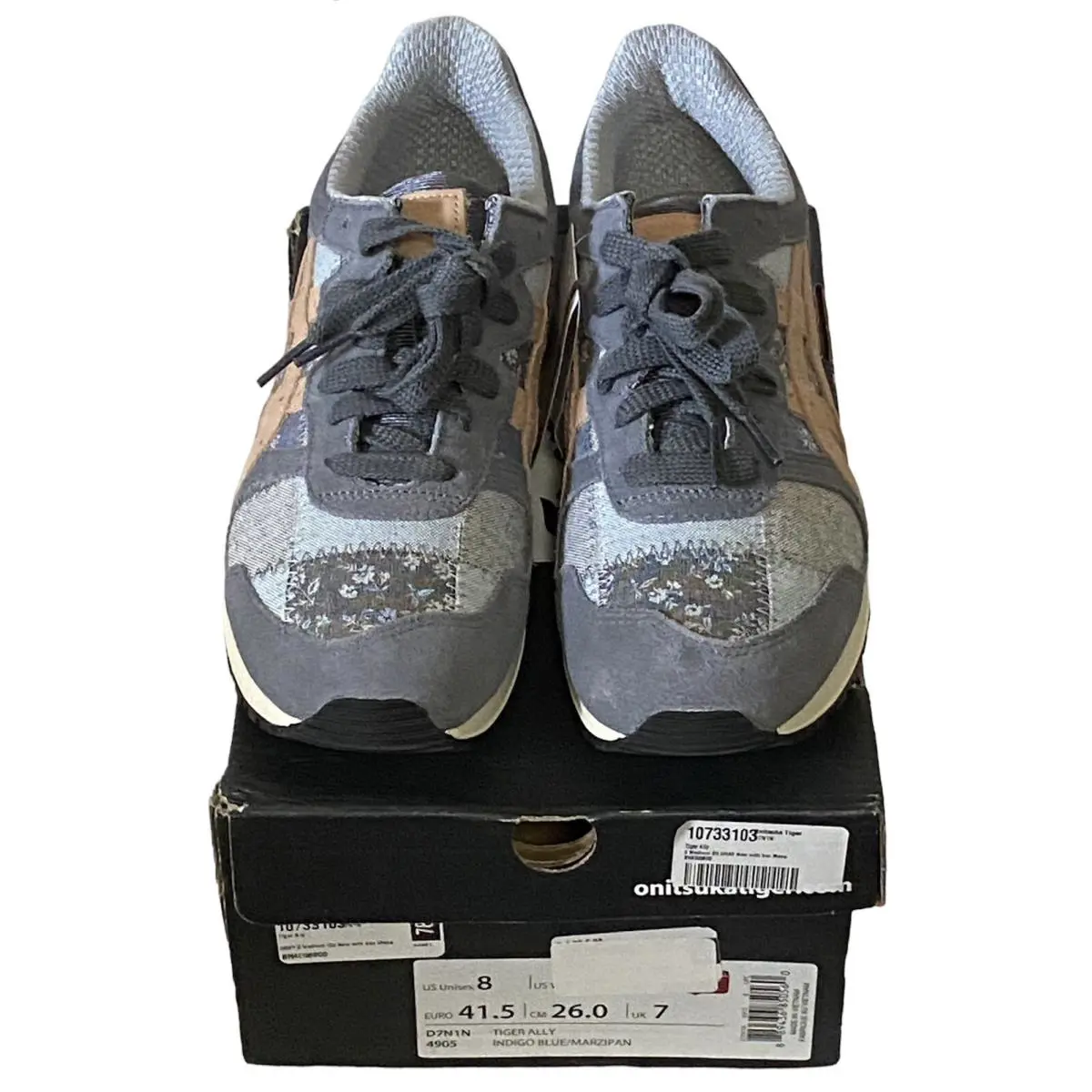 Asics shoes - Tiger Ally - Tiger Ally - D7N1N - Blue/Grey, Manufacturer: 4905 Indigo Blue/Marzipan (UPC: 0889436850560) 0