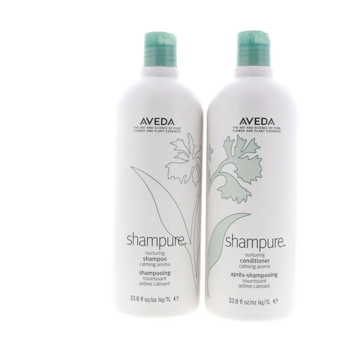 Shampure Nurturing Shampoo 33.8 oz Conditioner 33.8 oz Set by Aveda