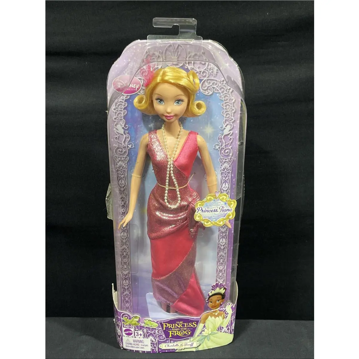 Disney Princess and The Frog Charlotte La Bouff Doll Mattel Toys 2009