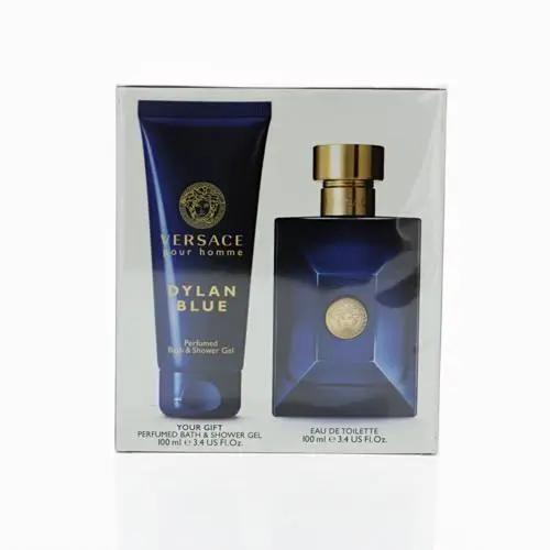 Dylan Blue  Gift Set For Men 2 Piece Gift Set - 3.4 Oz Eau De by Versace