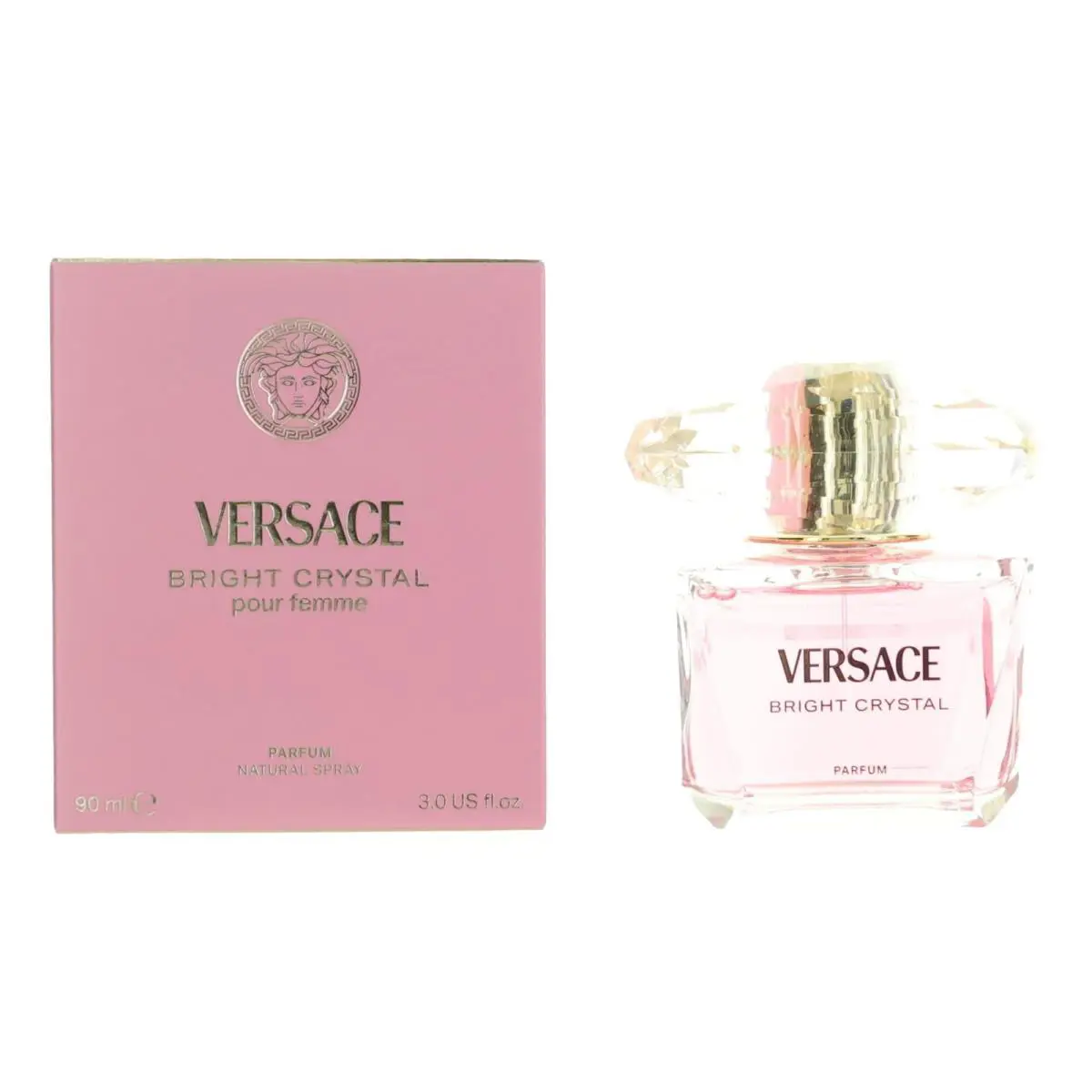 Bright Crystal by Versace Pure Perfume 3 oz For Women