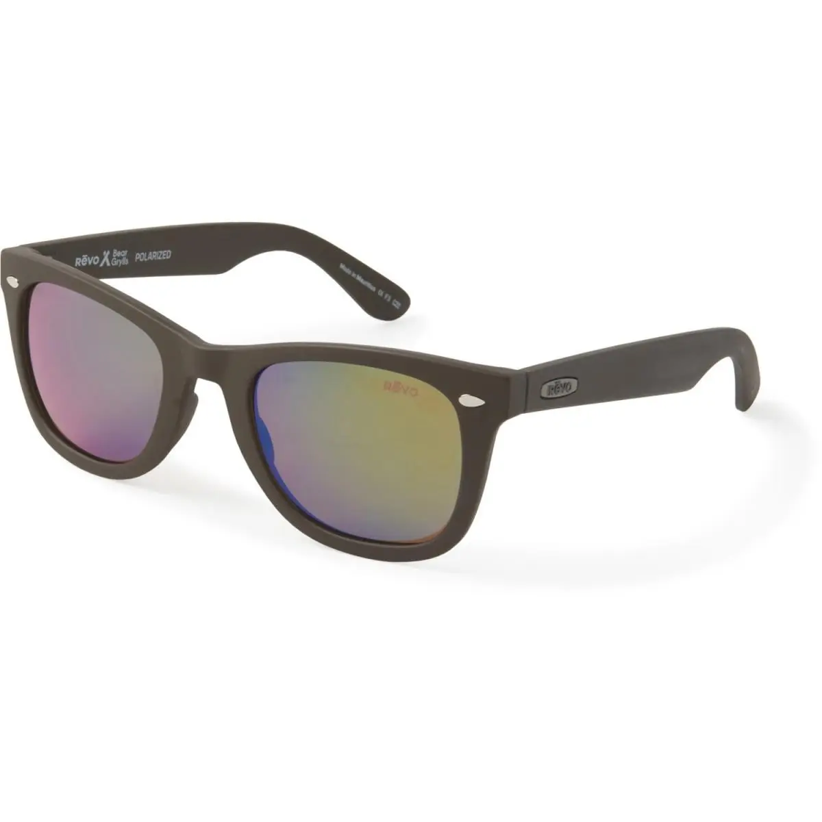Forge Sunglasses - RE 1096 02GN/MatteBrown/Evergreen by Revo