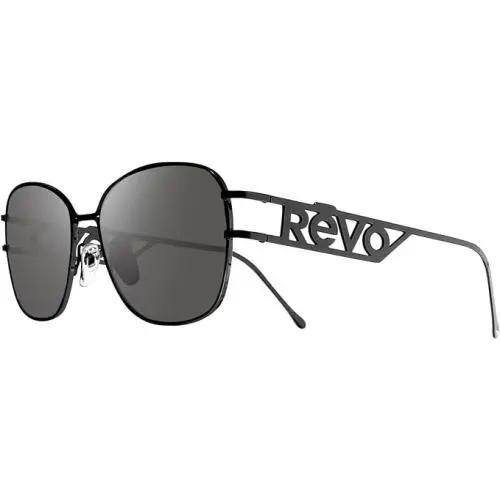 Revo Sunglasses Air 4 Satin Black Frame / Grey Polarized Lens RE1214