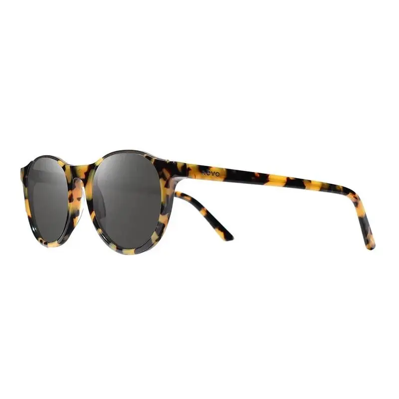Sunglasses Kendall Bolt Shiny Tortoise Frame / Grey Polarized Lens RE1200 by Revo