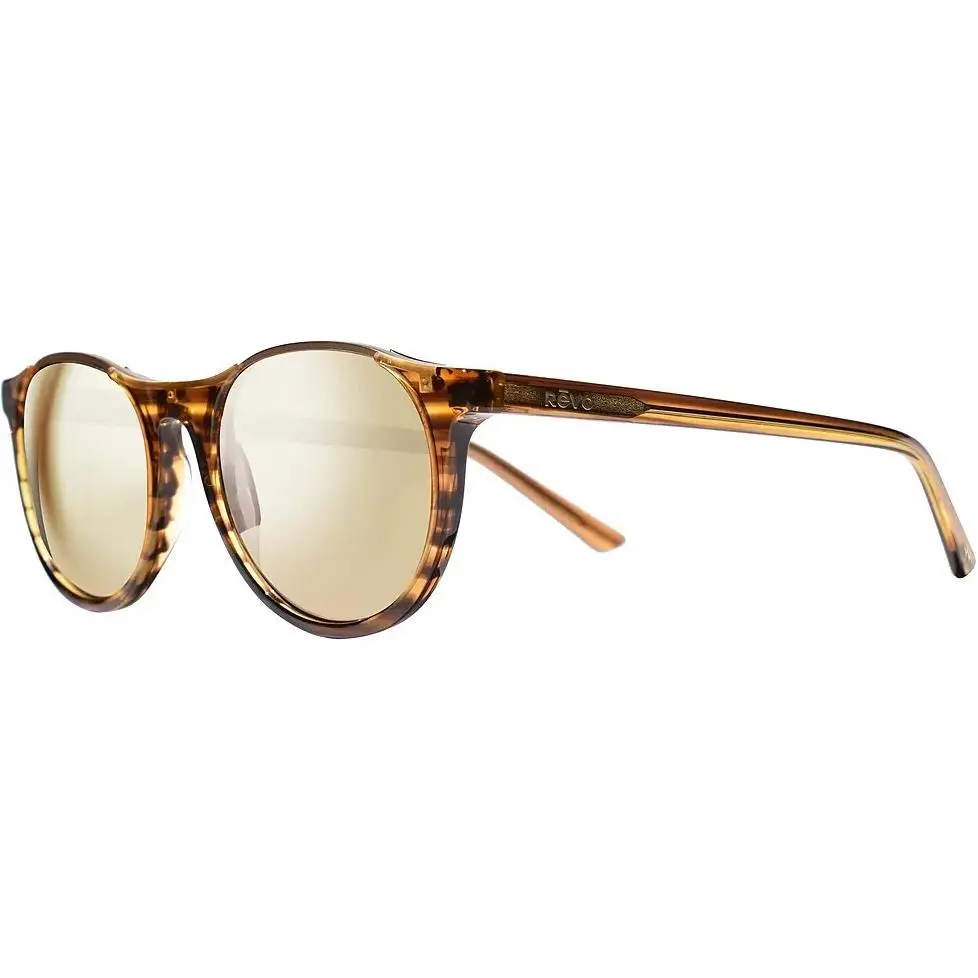 Kendall Sunglasses Palm Springs Amber Horn Frame / Gold Polarized Lens by Revo