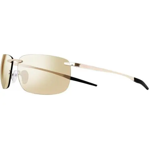 Sunglasses Descend Z Shiny Gold Frame / Champagne Polarized Lens RE1170 by Revo