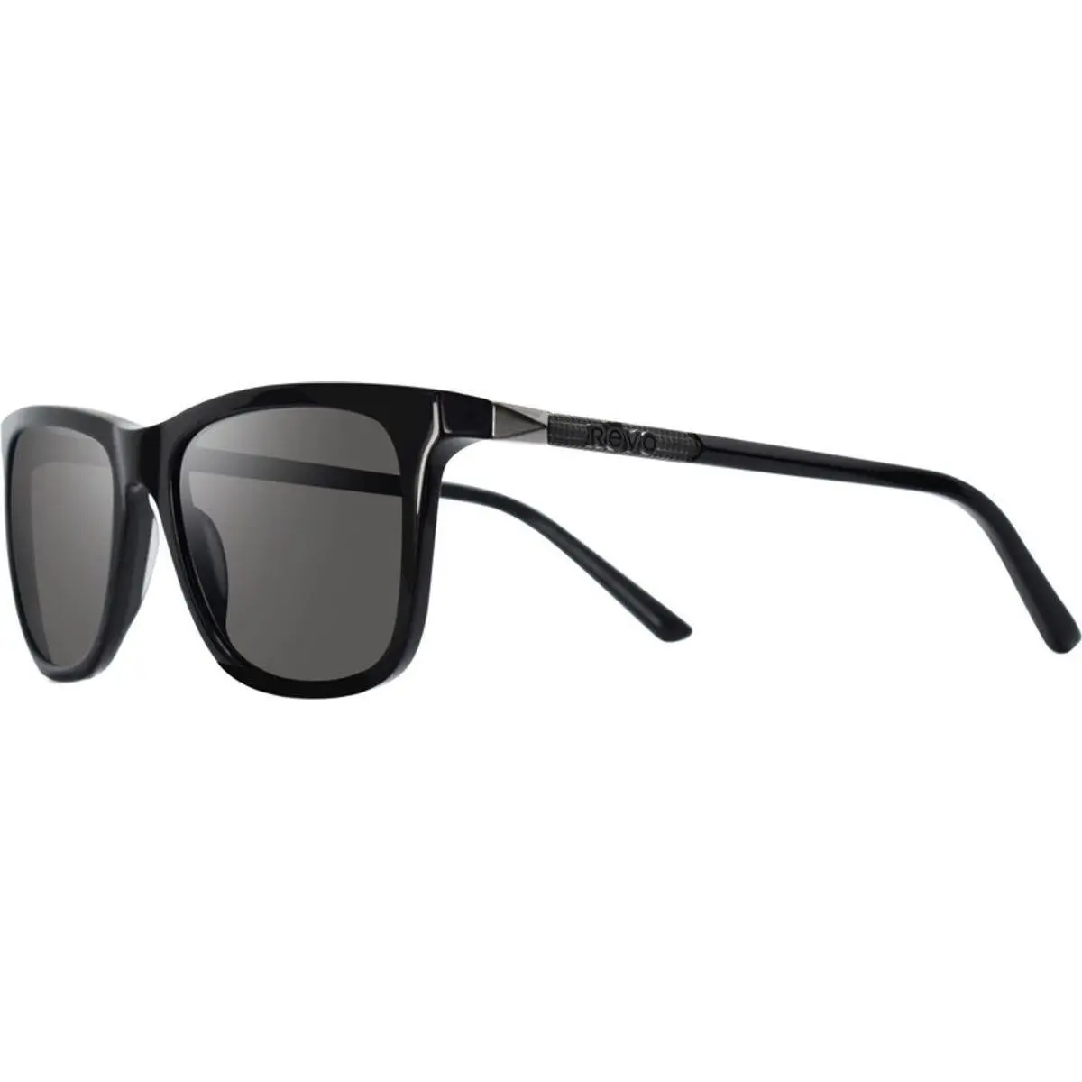 Revo Sunglasses Cove Shiny Black Frame / Graphite Grey Polarized Lens RE1164N