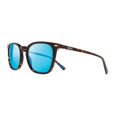 Sunglasses Watson Tortoise Frame / Blue Water Polarized Glass Lens RE1129 by Revo