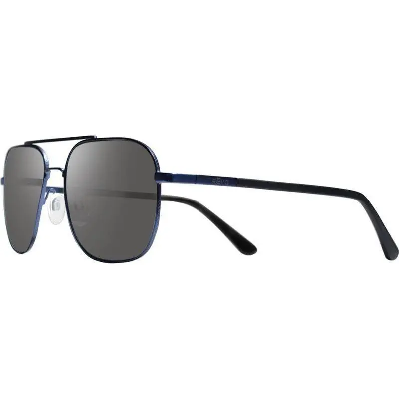 Revo Sunglasses Logan Satin Navy Frame / Grey Polarized Lens RE1226