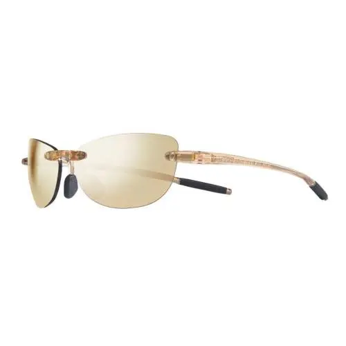 Sunglasses Descend Pro Petite Crystal Sand Frame / Champagne Polarized Lens by Revo