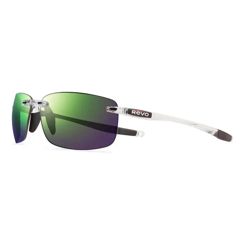 Sunglasses Descend N Clear Frame / Green Water Polarized Lens RE4059 by Revo