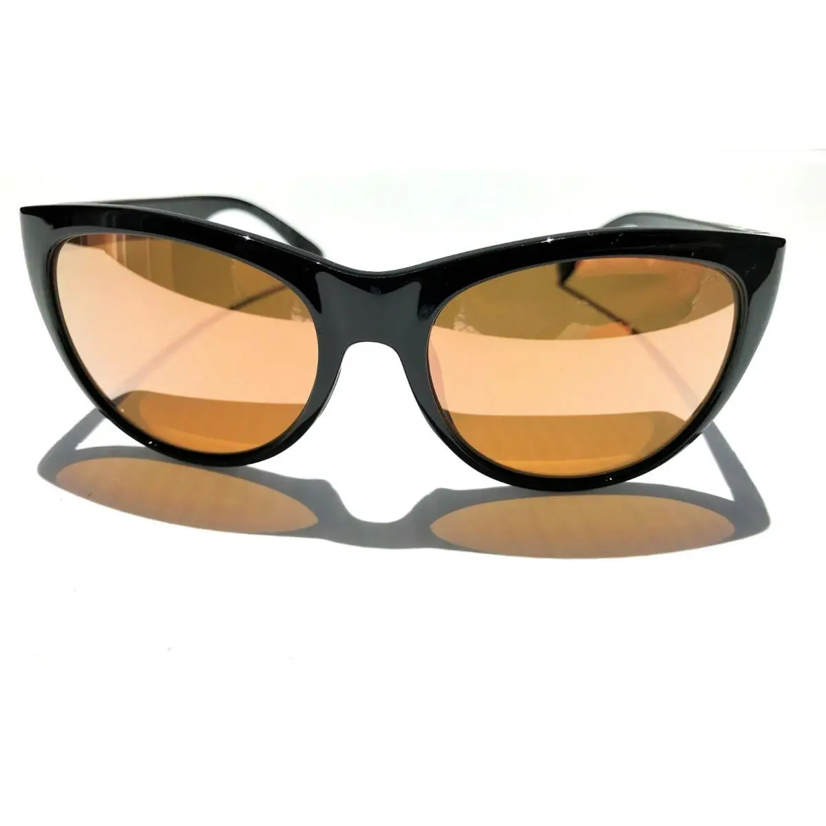Barclay Black Polarized Rose Gold Lens Women Sunglass 1037 01 CH by Revo
