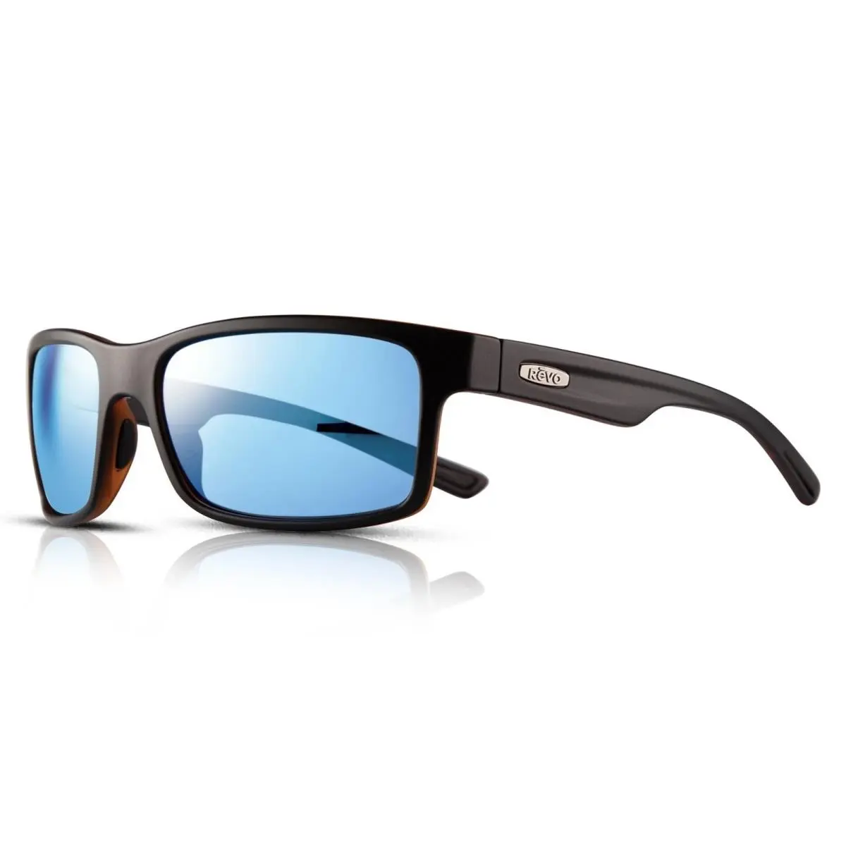 Revo Sunglasse Crawler XL Matte Black Frame / Blue Water Polarized Lens RE1071
