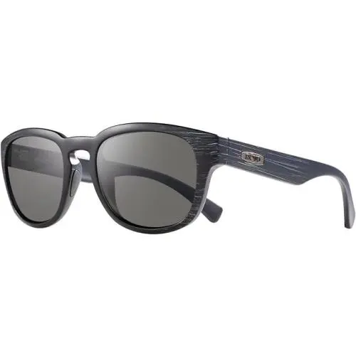 Sunglasses Zinger Black Scratch Frame / Graphite Gray Polarized Lens RE1054 by Revo