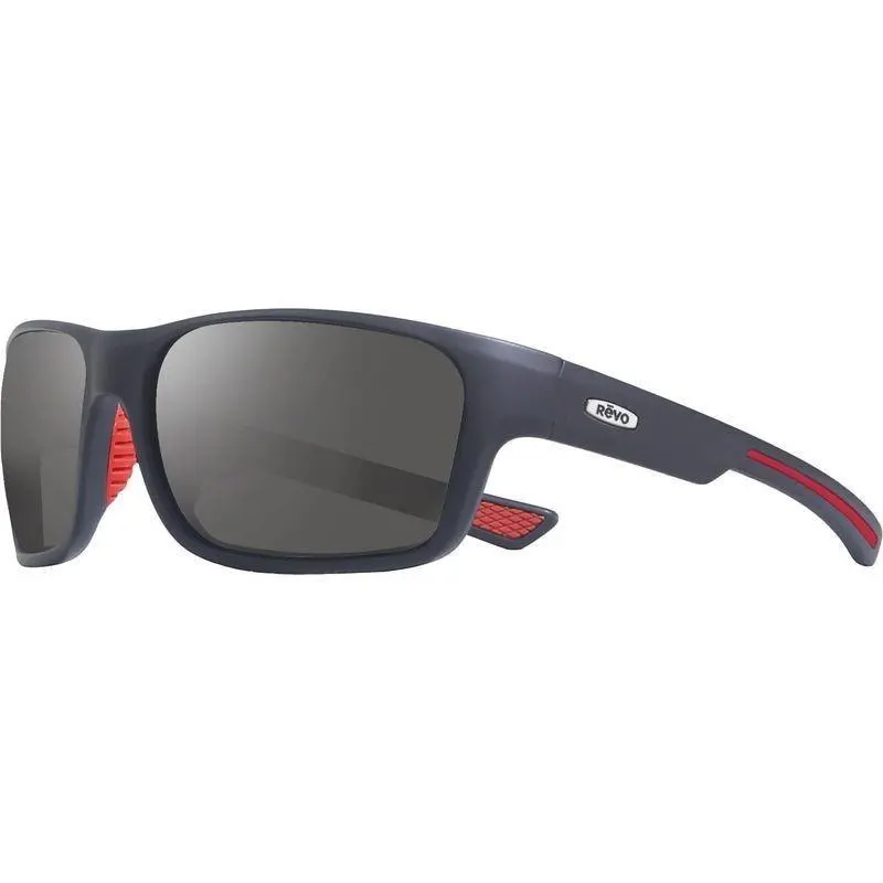 Sunglasses Pointe Matte Black Frame / Graphite Gray Polarized Lens RE1237 by Revo