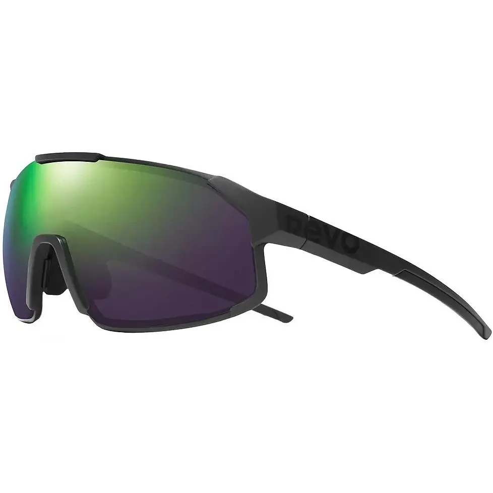 Sunglasses Polar Matte Black Frame / Polarized Photochromic Evergreen Lens by Revo
