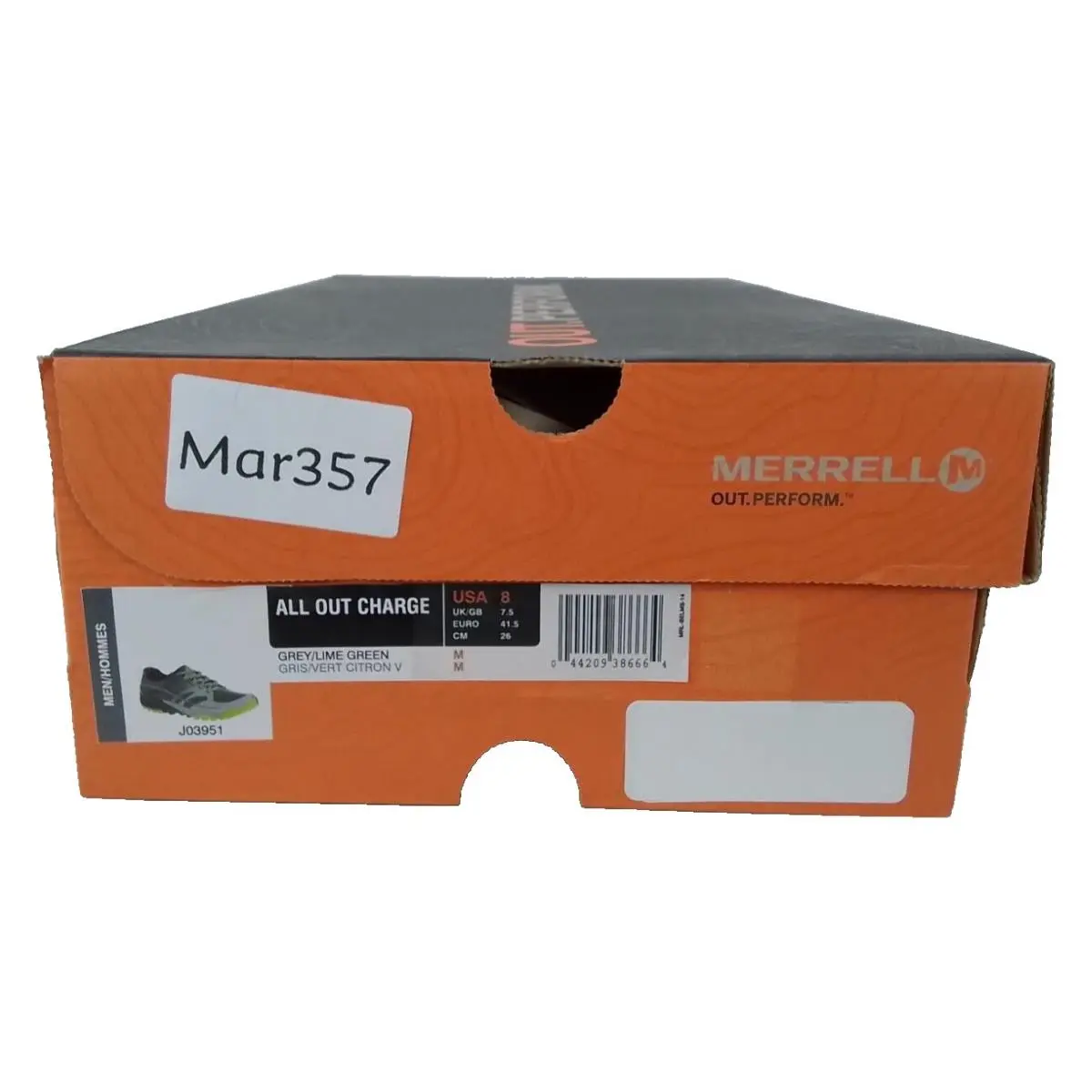 Merrell shoes - Merrell All Out - All Out - grey/ lime green 6