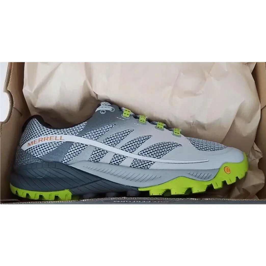 Merrell shoes - Merrell All Out - All Out - grey/ lime green 4