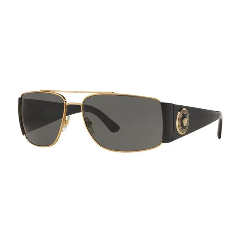 Versace VE2163 Sunglasses Sun Glasses 100287 Gold/black 63mm Men