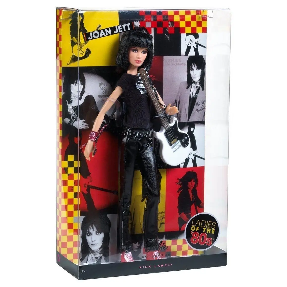 Barbie Collector Joan Jett Ladies OF The `80S Doll Pink Label 2009 Mattel R4461