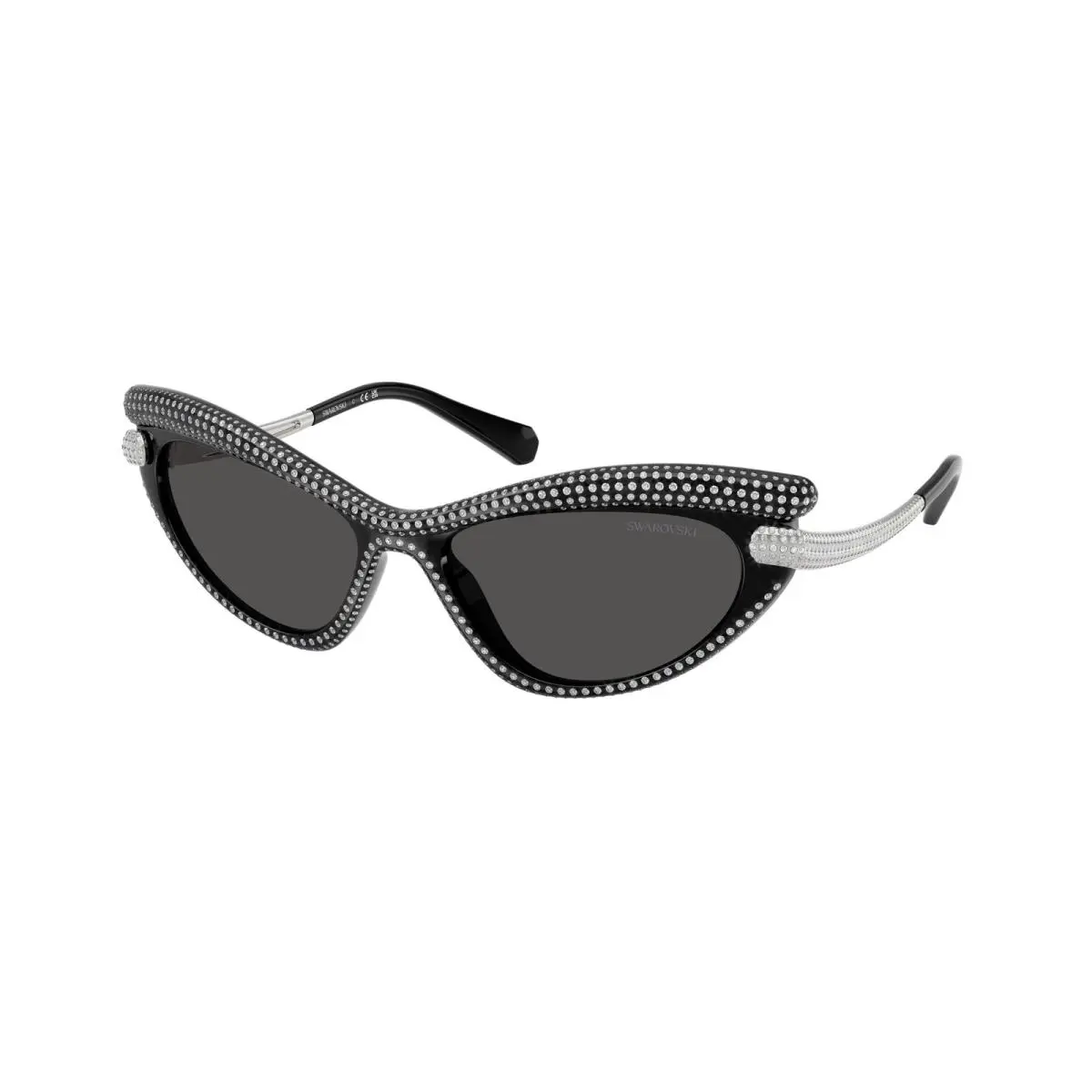 Swarovski 6038 Sunglasses 100187 Black