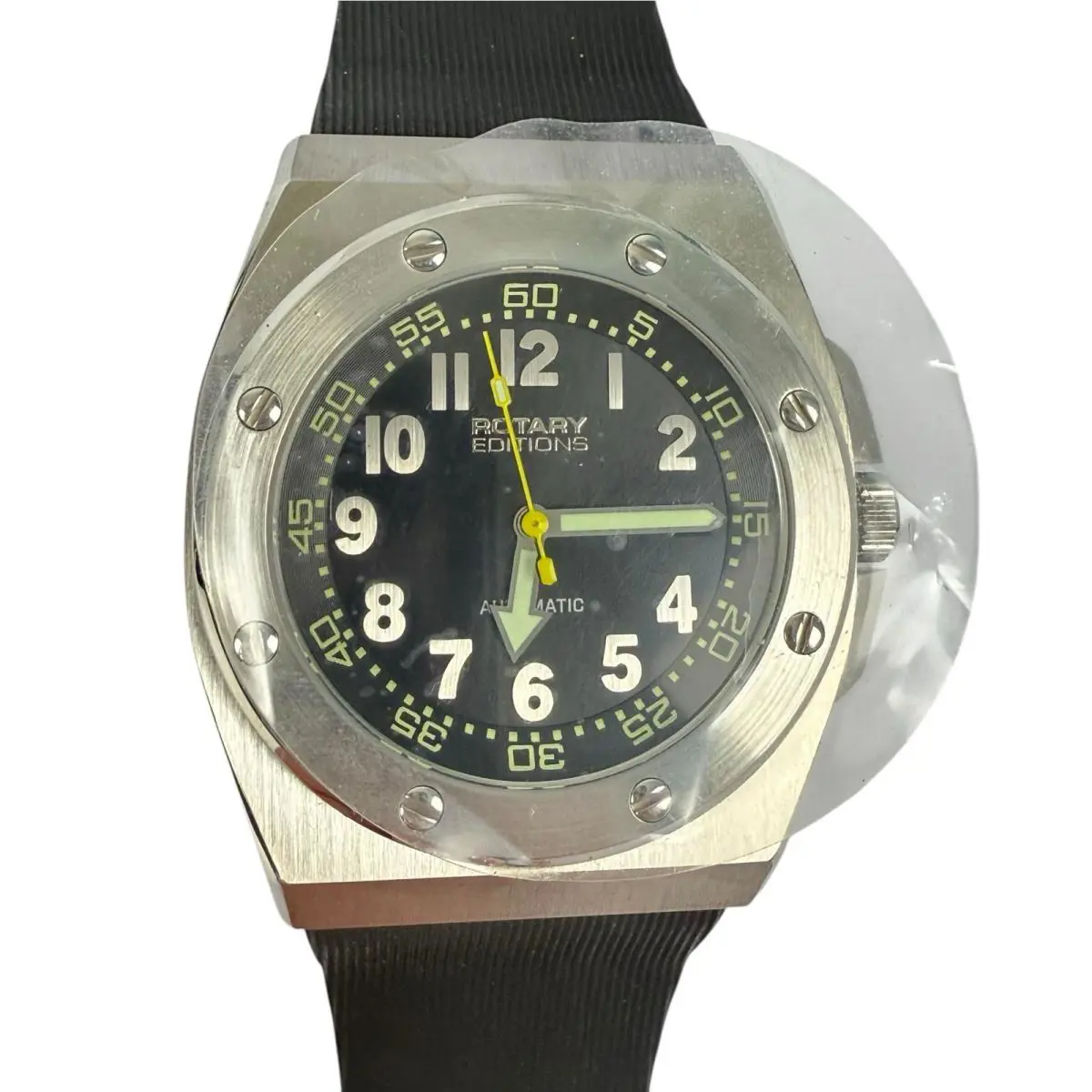 Rotary Editions Automatic Black Rubber Strap Watch Rotary Editions 1895 Series 500 Calibre | Mercari main image 2