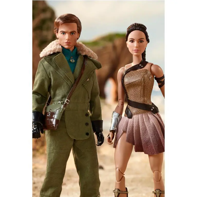 Barbie DC Wonder Woman Princess Diana Gal Gadot Ken Steve Trevor Doll Giftset