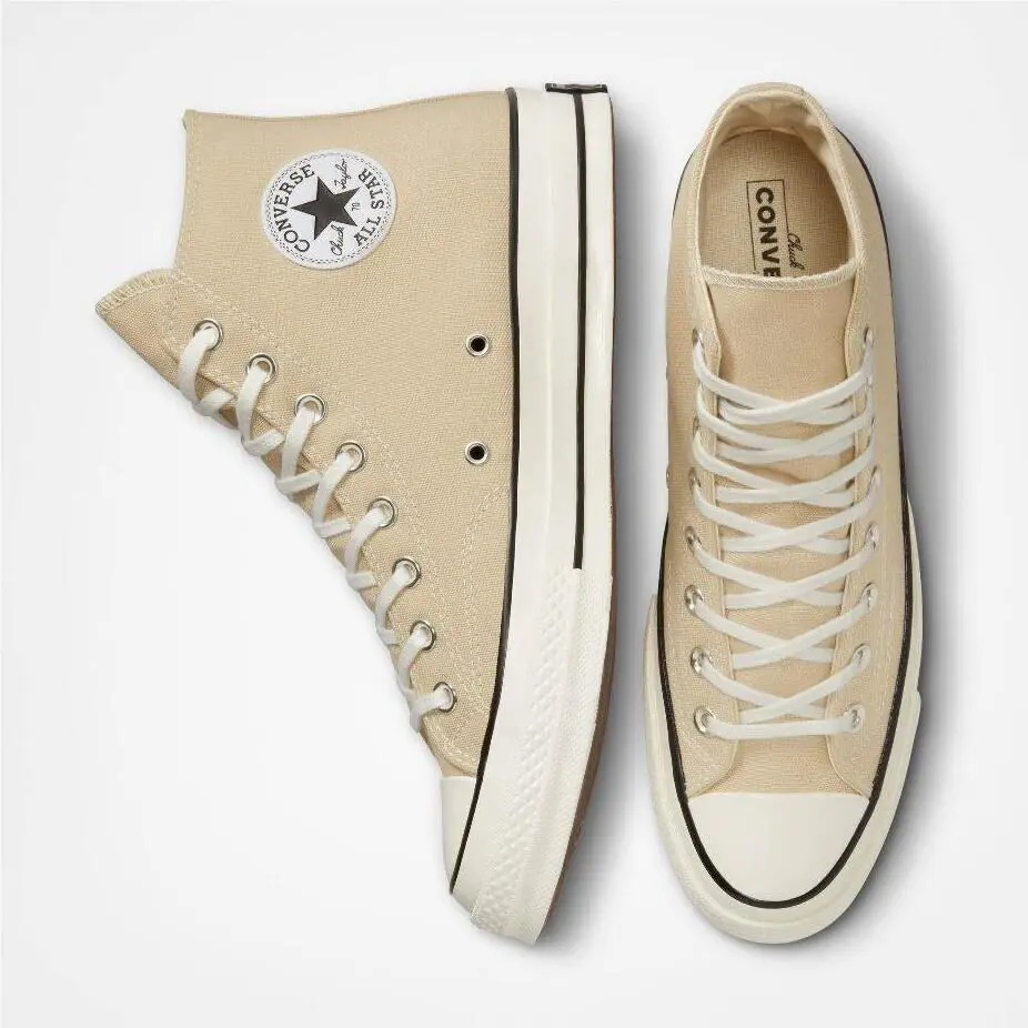 Converse shoes - Converse Chuck 70 Hi - Chuck - A03446C - Oat Milk/Egret/Black 3