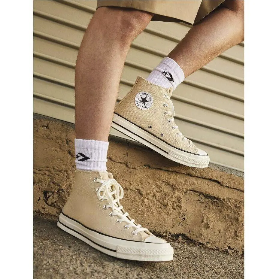 Converse shoes - Converse Chuck 70 Hi - Chuck - A03446C - Oat Milk/Egret/Black 5