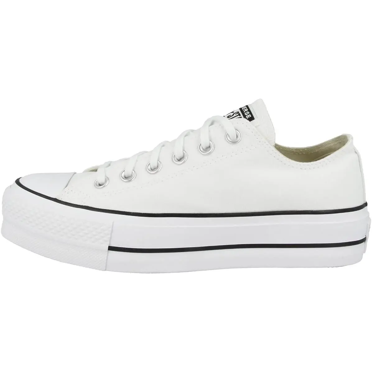 Converse Womens Chuck Taylor All Star Lift Platform Shoes - Optical White