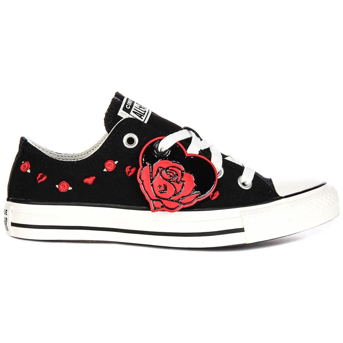 Converse shoes - BLACK RED 0