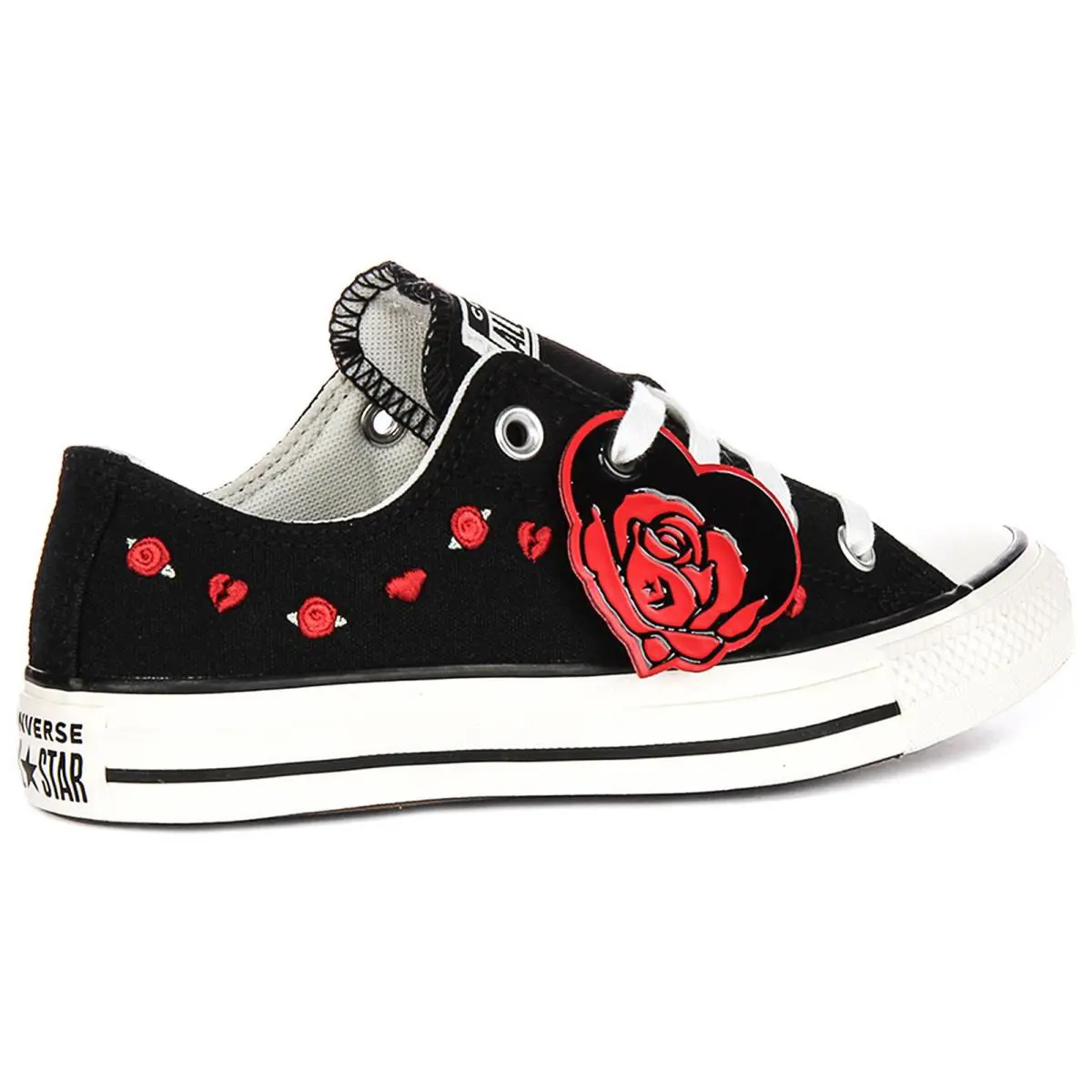 Converse shoes - BLACK RED 1