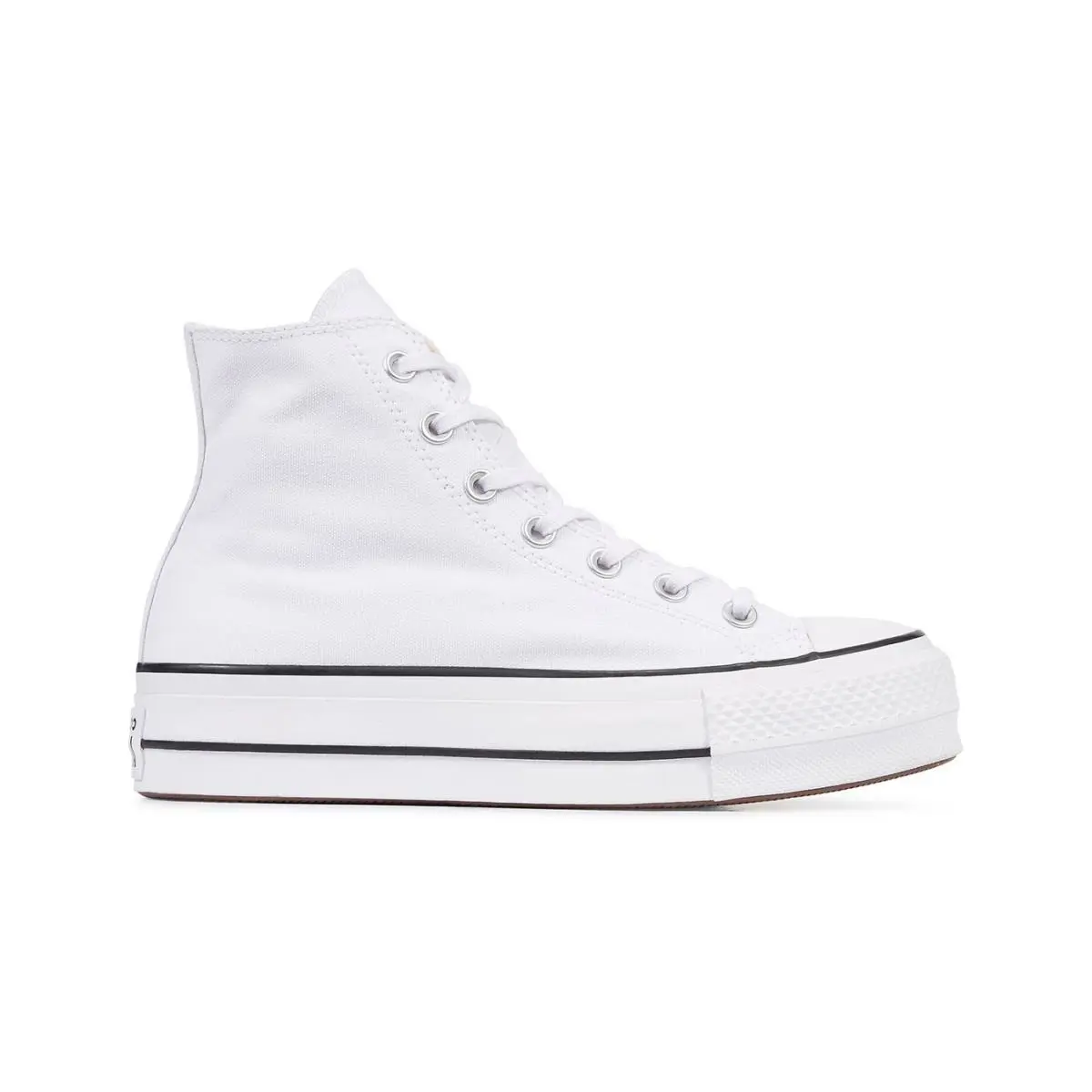 Converse Womens Chuck Taylor All Star Lift Platform Hightop Shoes - Optical - Optical White