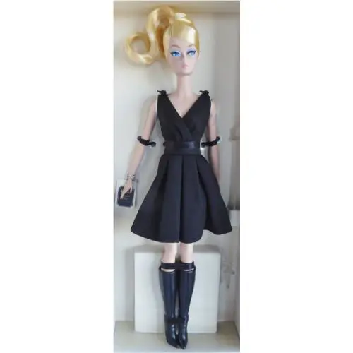 Barbie Classic Black Dress Silkstone 2015 Bfmc DKN07 Nrfb Rare Misprint Box