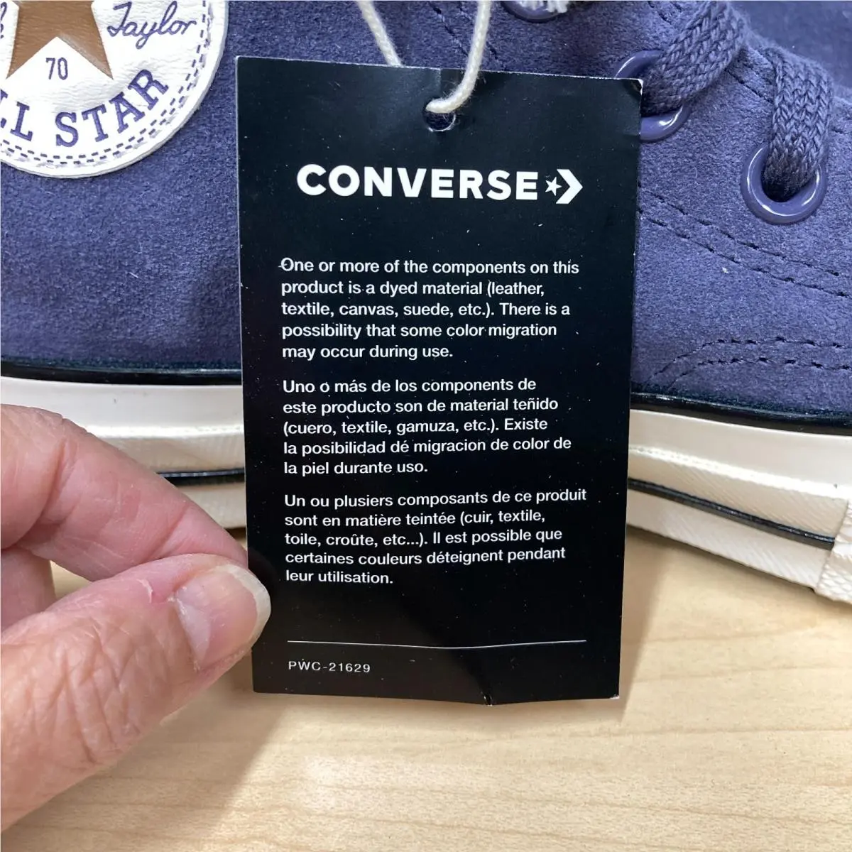Converse shoes - Converse Chuck Taylor All Star Hi - A09475C - Navy Blue (Shadow Purple) (UPC: 194435157702) 8