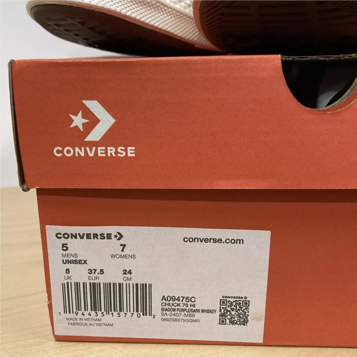Converse shoes - Converse Chuck Taylor All Star Hi - A09475C - Navy Blue (Shadow Purple) (UPC: 194435157702) 9