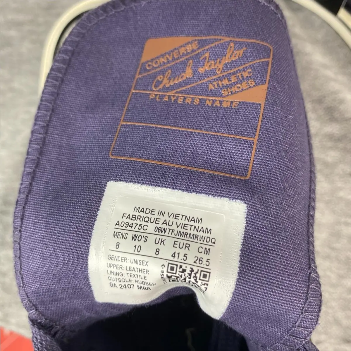 Converse shoes - Converse Chuck Taylor All Star Hi - A09475C - Purple (UPC: 194435157764) 10