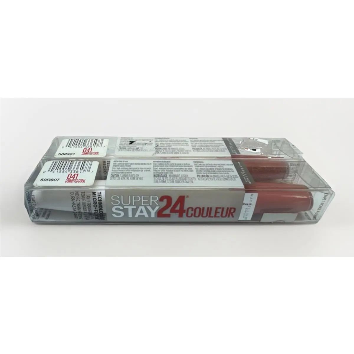 2 Maybelline Superstay 24 Couleur Scuffed Packaging 041 Committed Coral