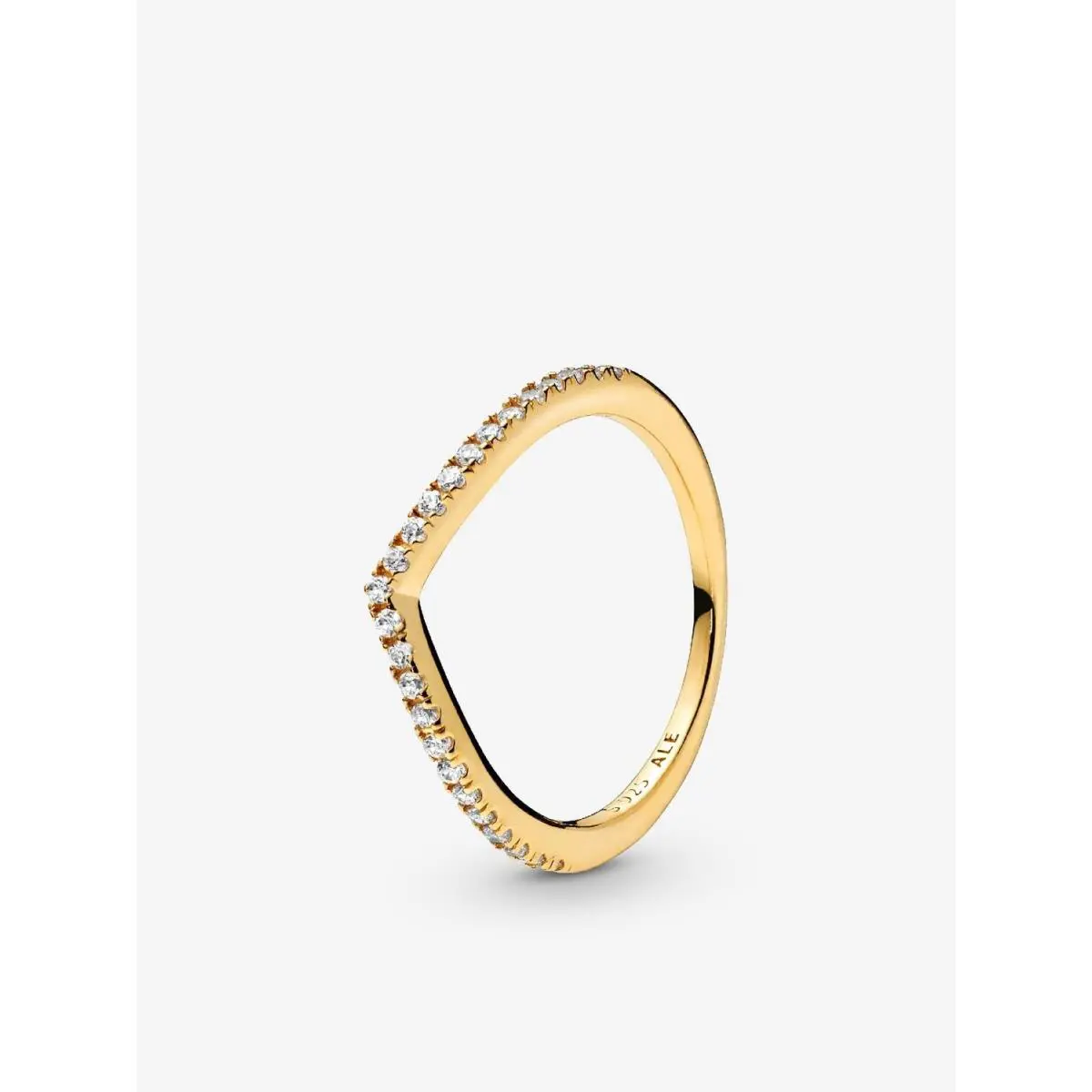 Pandora Sparkling Wishbone Ring- 166316CZ-50