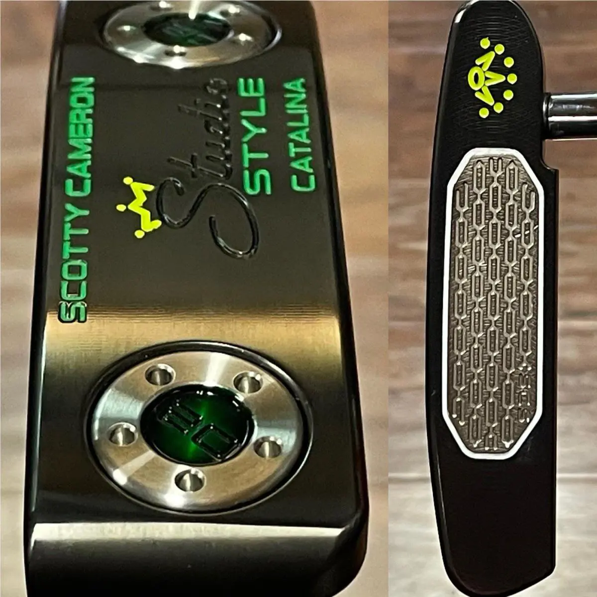 Scotty Cameron  - Studio Style Catalina - 2025 - SCS - Xtreme Dark Finish - DLC - Green, Lie Angle: Black 0