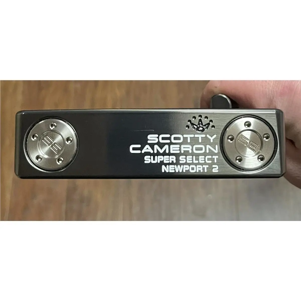 Scotty Cameron  - Super Select Newport 2 - Stability Shaft - Xtreme Dark Finish - White, Lie Angle: Black 6