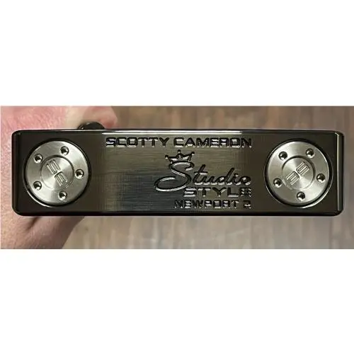 Scotty Cameron  - Studio Style Newport 2 - 2025 - Xtreme Dark Finish - DLC - Black, Lie Angle: Black 5