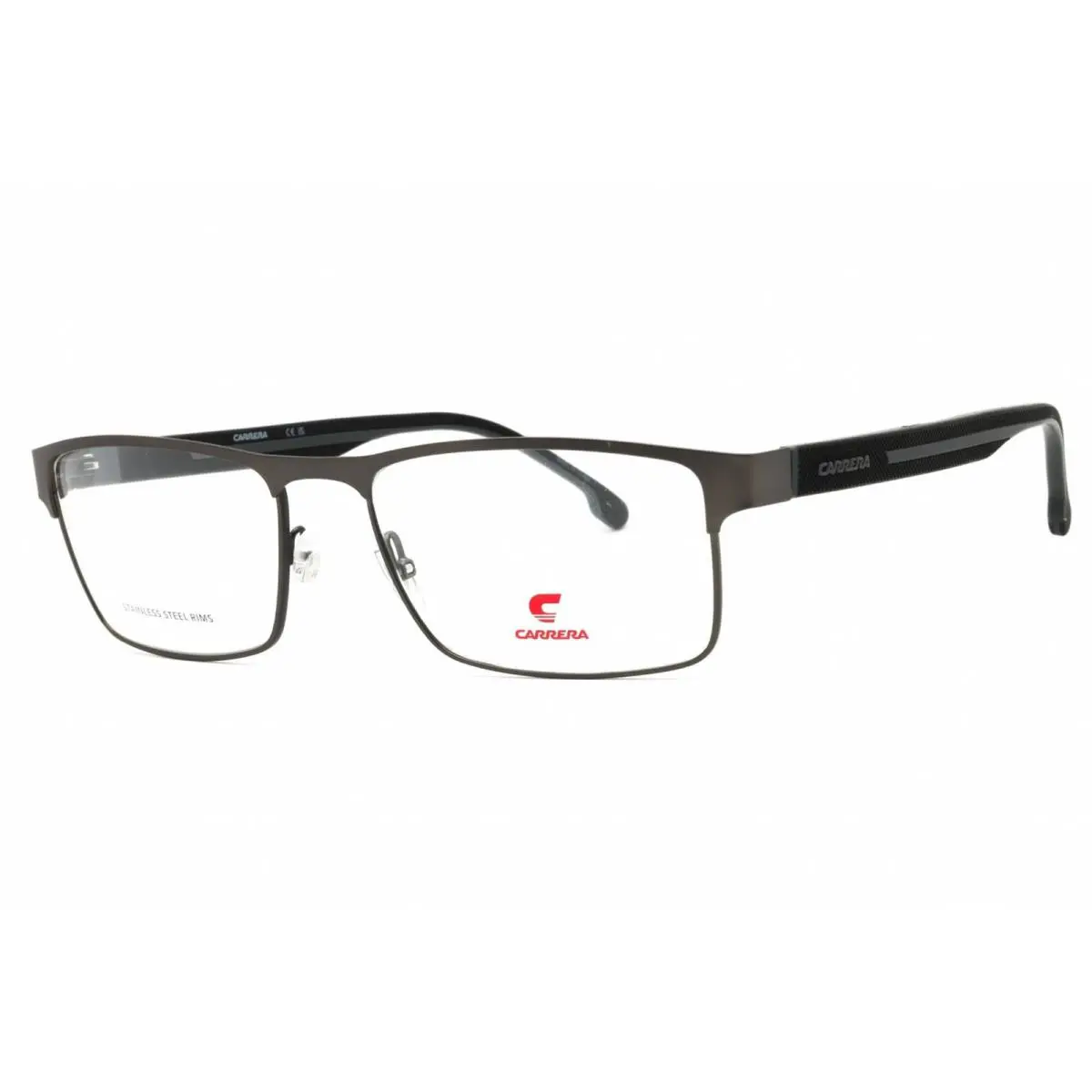 Carrera Men`s Eyeglasses Matte Dark Ruthenium Metal Frame Carrera 8884 0R80 00 - Frame: Matte Dark Ruthenium, Lens: Clear