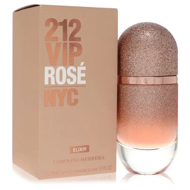 212 Vip Rose Elixir by Carolina Herrera Eau De Parfum Spray 2.7 oz For Women